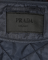 Prada Logo Quilted Jacket, &pound;650, Clothing, Burgundy, Nylon, Other view