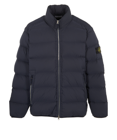 Stone Island Puffer Jacket, &pound;450, Clothing, Blue, Polyester (Polymer), Front view