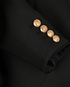 Balmain Shoulder Pad Blazer, &pound;450, Clothing, Black, Silk, Other view