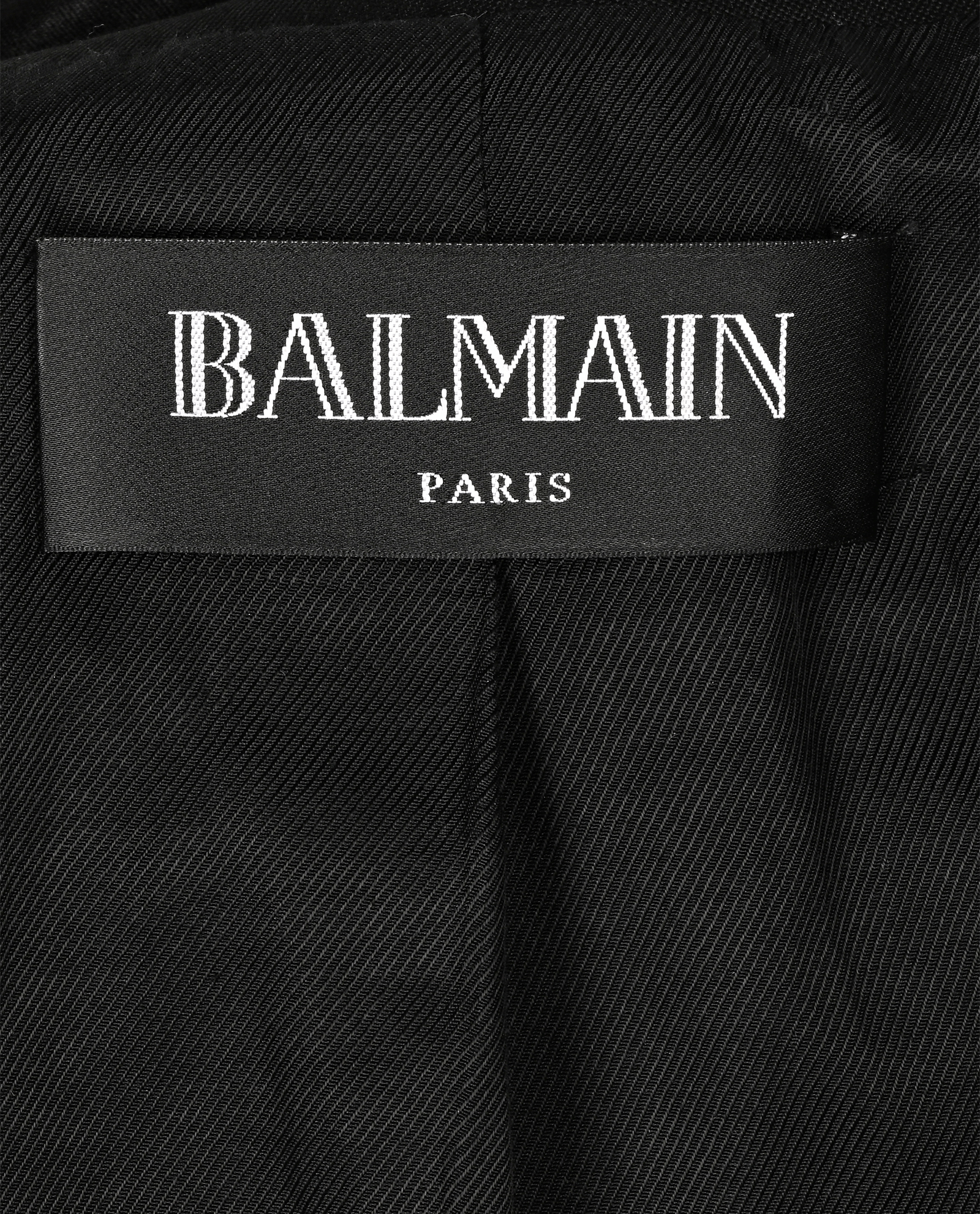 Balmain Shoulder Pad Blazer, &pound;450, Clothing, Black, Silk, Other view