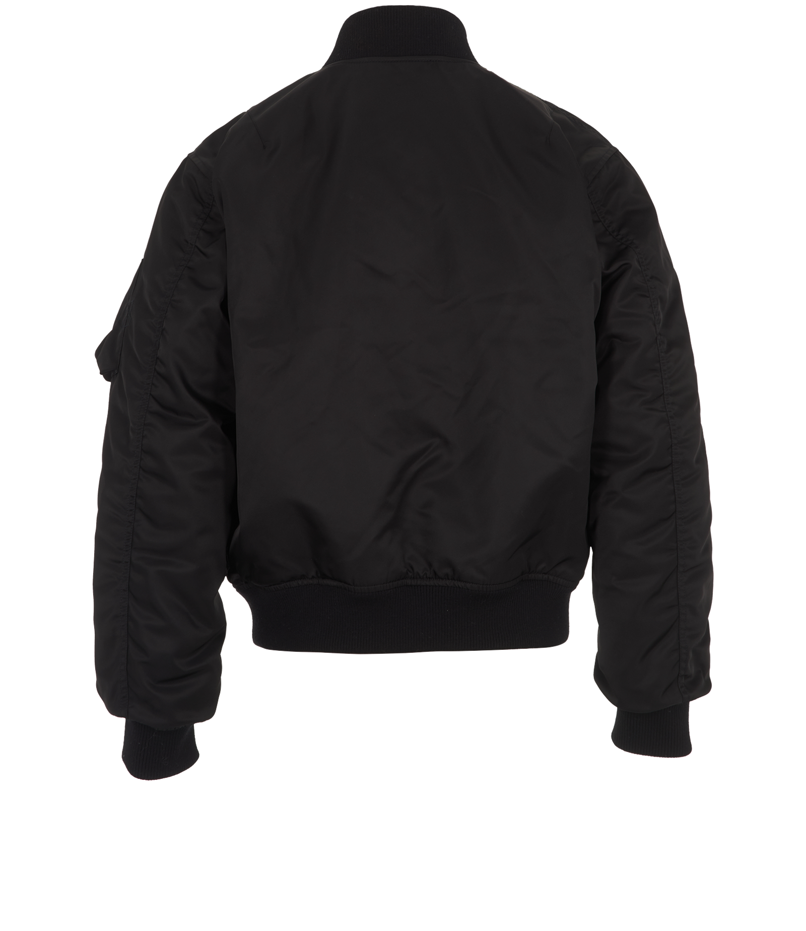 Burberry Bomber Jacket, &pound;450, Clothing, Black, Polyester (Polymer), Back view