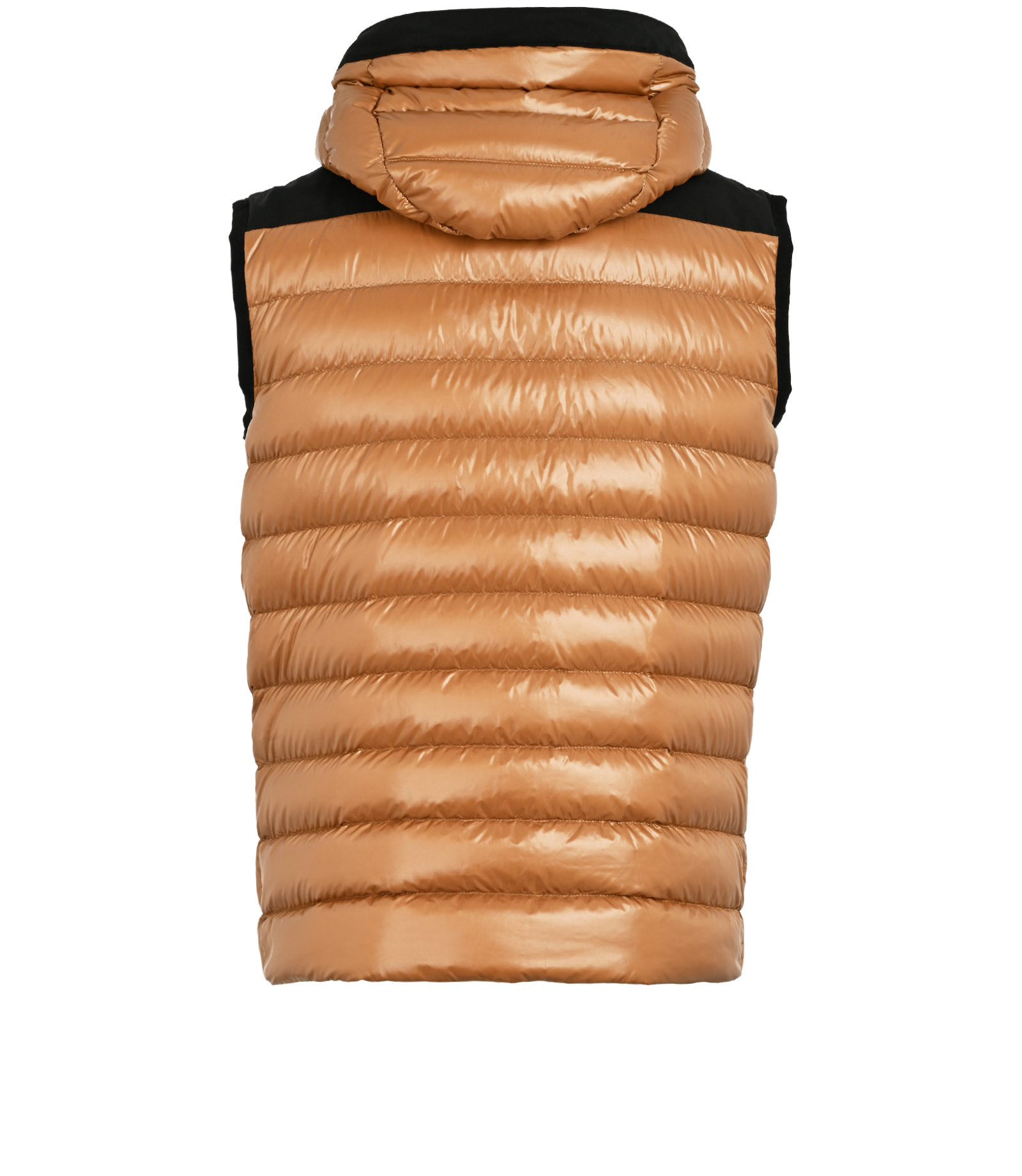 Burberry Hooded Gilet, &pound;350, Clothing, Tan, Down Feathers/Polyester (Polymer), Back view