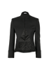 Alexander McQueen AW25 Officier Jacket, £795, Clothing, Black, Wool, Front view