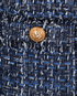 Balmain Tweed Blazer, &pound;550, Clothing, Blue, Cotton/Polyester (Polymer), Other view
