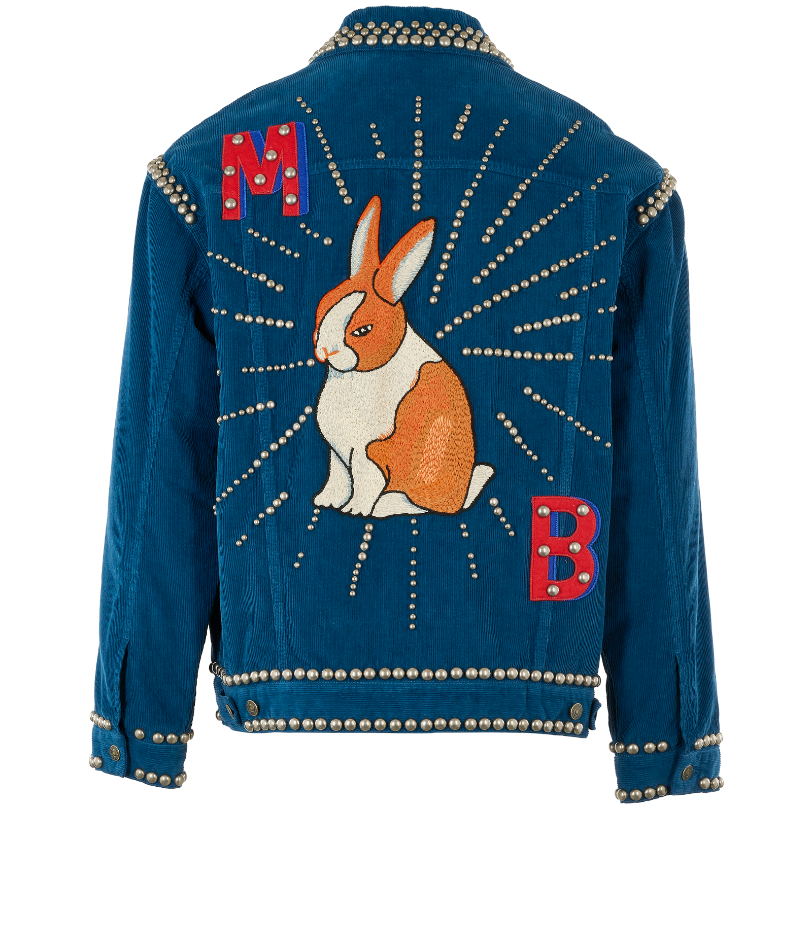 Gucci Rabbit Jacket, &pound;1,100, Clothing, Blue, Cotton, Back view