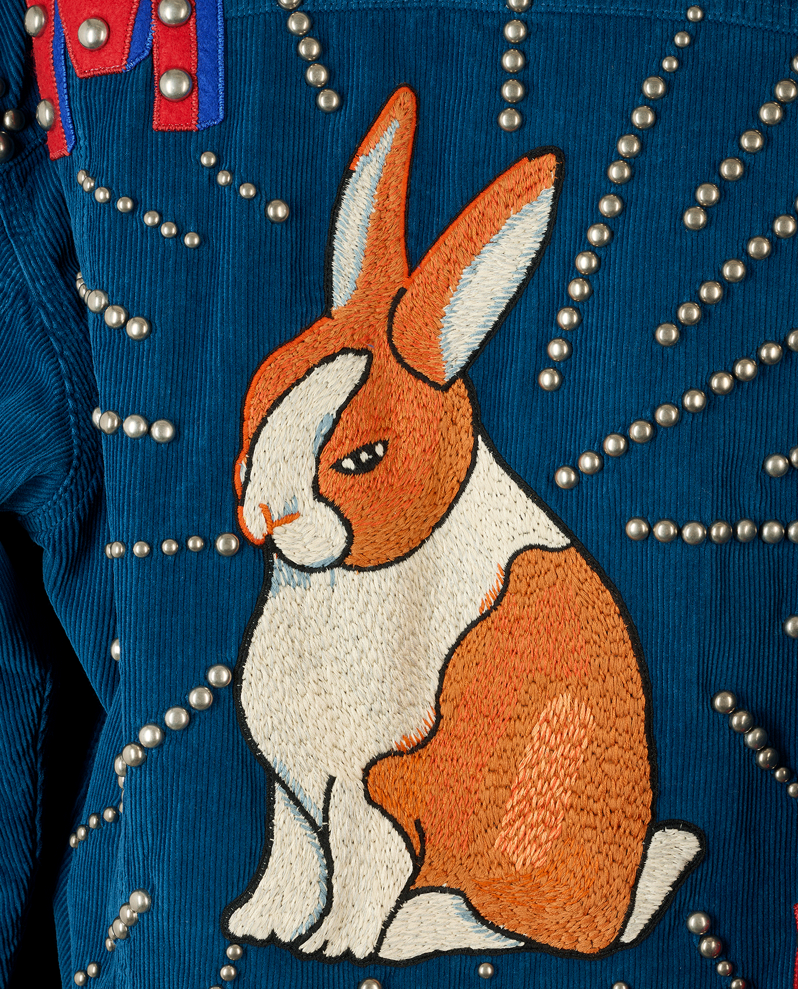 Gucci Rabbit Jacket, &pound;1,100, Clothing, Blue, Cotton, Other view