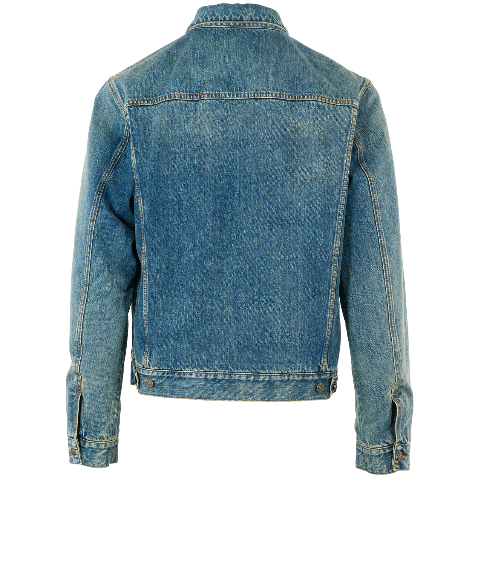 Gucci Denim Jacket, &pound;395, Clothing, Blue, Cotton, Back view