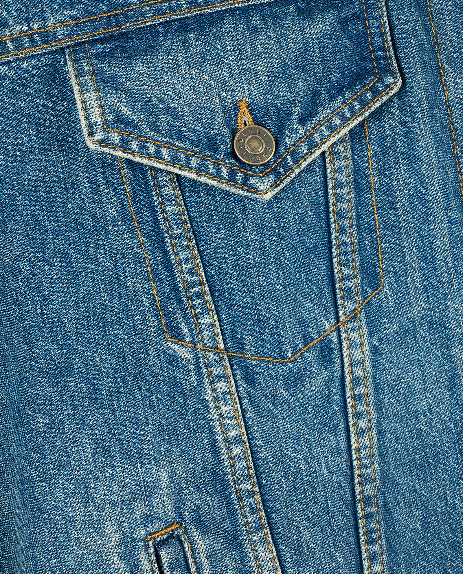 Gucci Denim Jacket, &pound;395, Clothing, Blue, Cotton, Other view