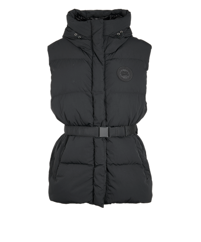 Canada Goose Rayla Gilet, &pound;450, Clothing, Black, Down Feathers, Front view