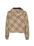 Burberry Check Reversible Jacket, &pound;695, Clothing, Beige, Polyester (Polymer), Back view