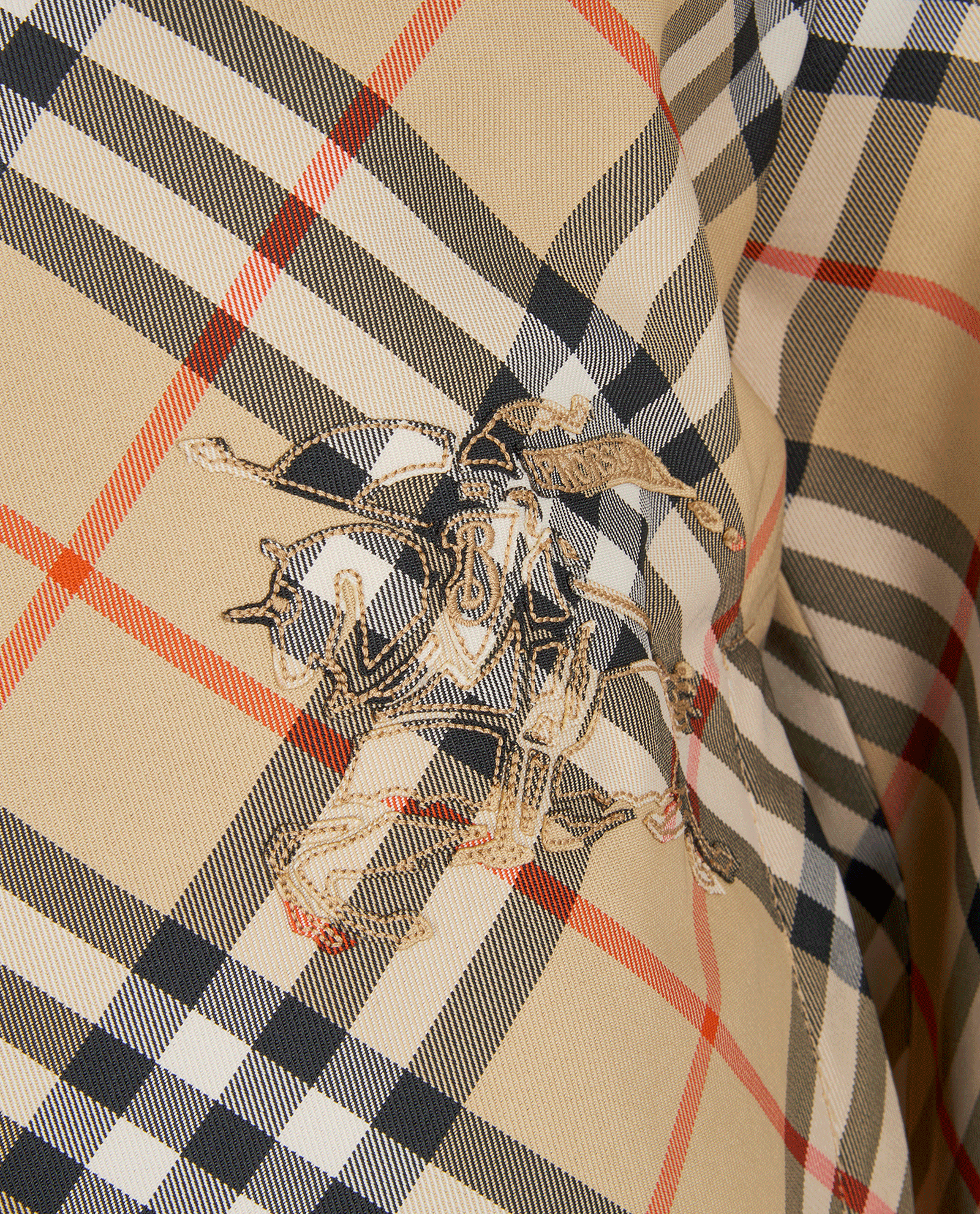 Burberry Check Reversible Jacket, &pound;695, Clothing, Beige, Polyester (Polymer), Other view