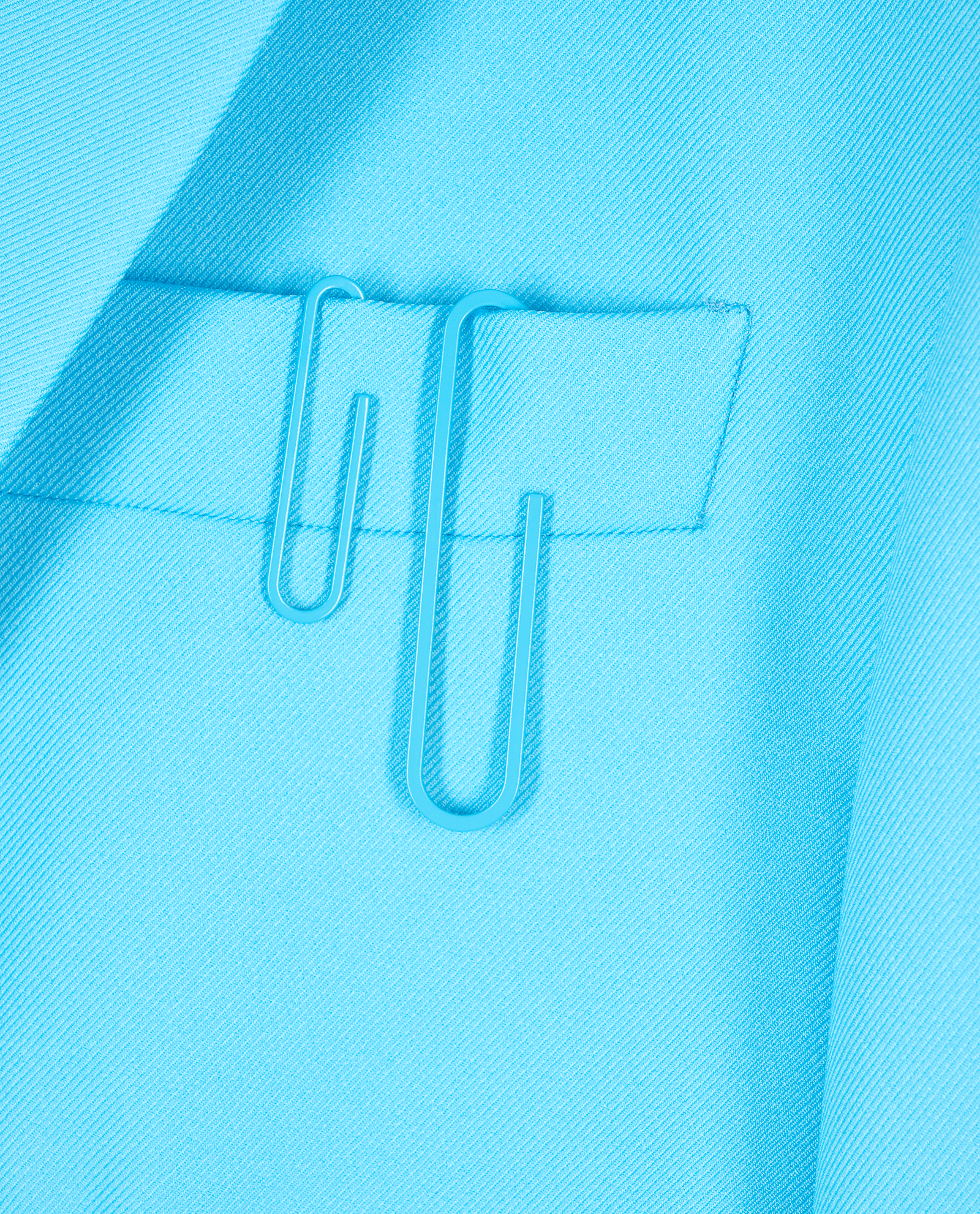 Off - White Single Breasted Blazer, &pound;290, Clothing, Blue, Cotton, Other view