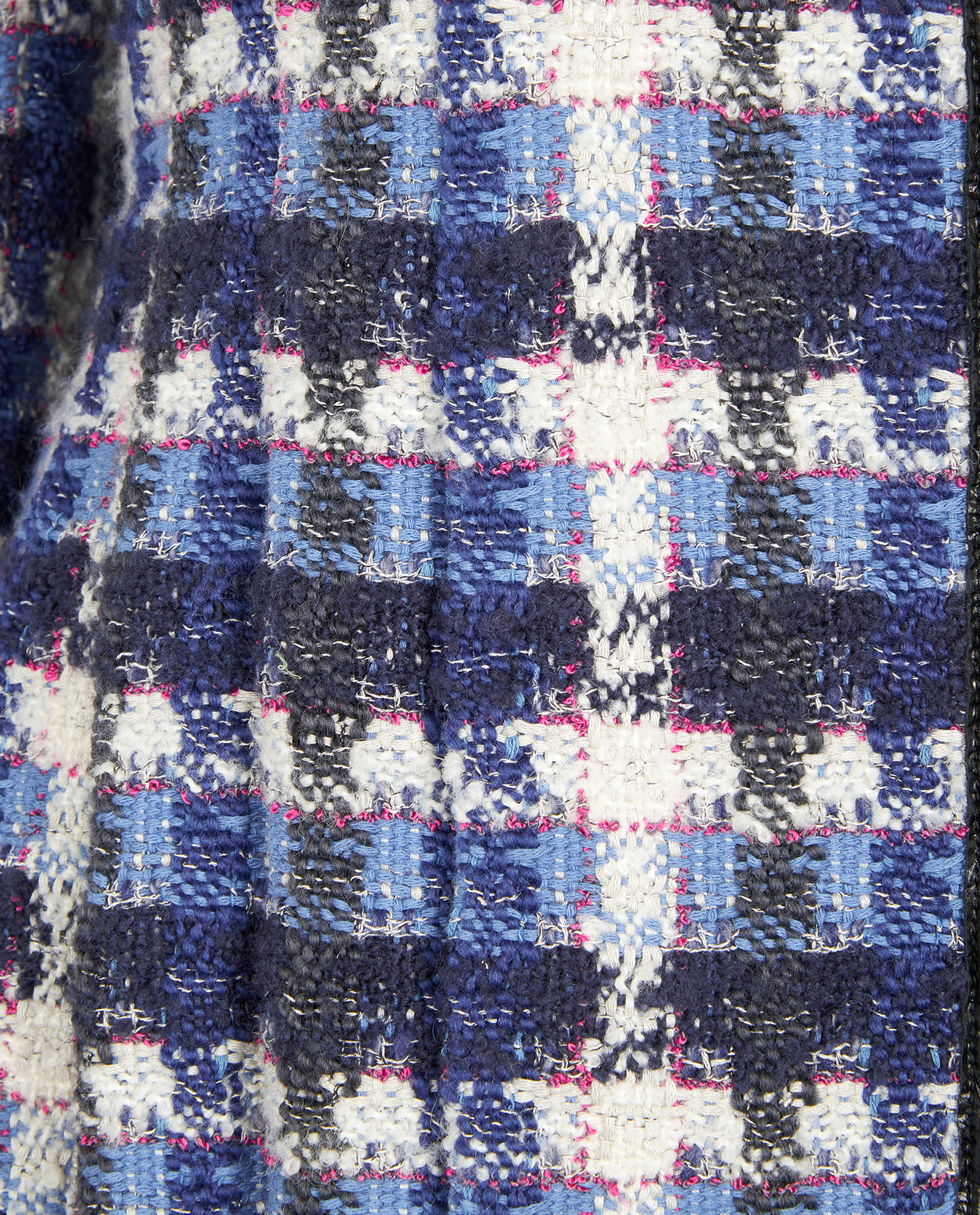 Chanel 2018 Tweet CC Jacket, &pound;1,800, Clothing, Black/Blue, Wool, Other view