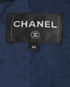 Chanel 2018 Tweet CC Jacket, &pound;1,800, Clothing, Black/Blue, Wool, Other view