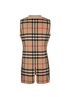Burberry Nova Check Gilet, &pound;295, Clothing, Beige, Wool, Back view