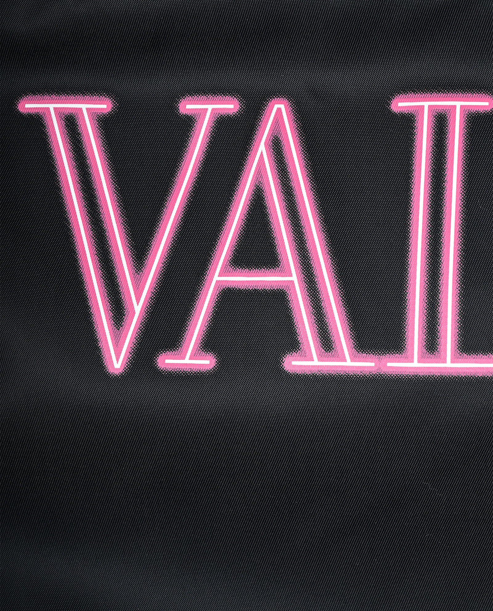 Valentino Logo Print Bomber Jacket, &pound;495, Clothing, Black, Polyester Mix, Other view