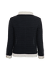 Chanel Asymmetric Jacket, &pound;1,300, Clothing, Black/White, Cotton/Silk, Back view