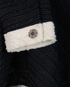 Chanel Asymmetric Jacket, &pound;1,300, Clothing, Black/White, Cotton/Silk, Other view