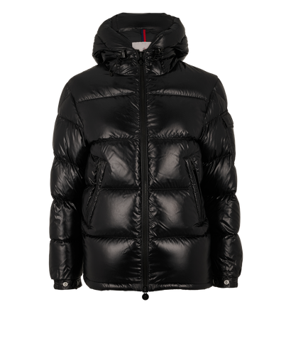 Moncler Ecrins Jacket, &pound;650, Clothing, Black, Down Feathers, Front view