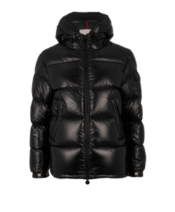 Moncler Ecrins Jacket, Down/Feather, Black, UK 6, 3*