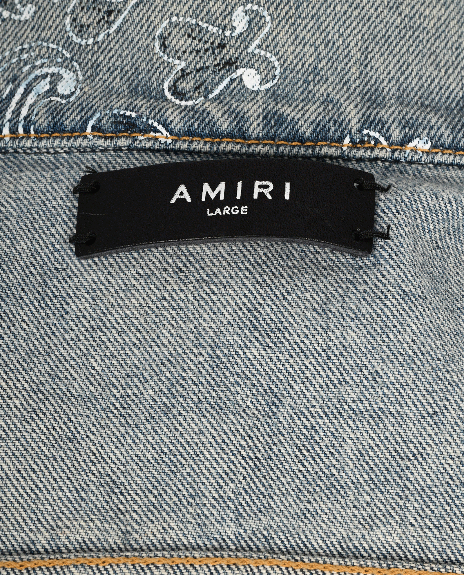 Amiri Denim Paisley Print Jacket, &pound;420, Clothing, Blue, Denim, Other view