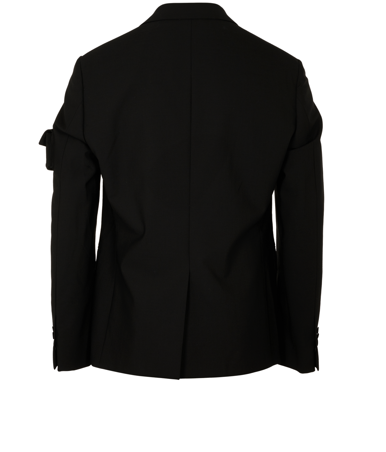 Fendi Pocket Detail Blazer, &pound;750, Clothing, Black, Polyester Mix, Back view