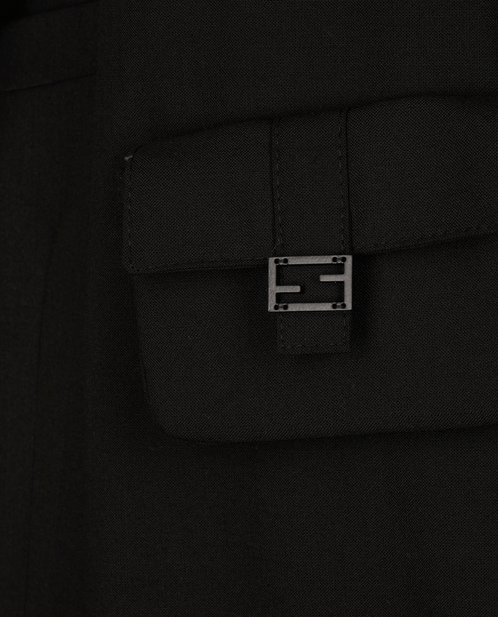 Fendi Pocket Detail Blazer, &pound;750, Clothing, Black, Polyester Mix, Other view