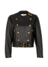 Celine Biker Jacket, &pound;1,500, Clothing, Black, Leather, Front view