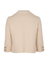 Gucci Cropped Boucle Jacket, &pound;595, Clothing, Cream, Cotton/Viscose, Back view