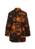 Prada Belted Jacket, &pound;495, Clothing, Black/Orange, Polyester (Polymer), Back view
