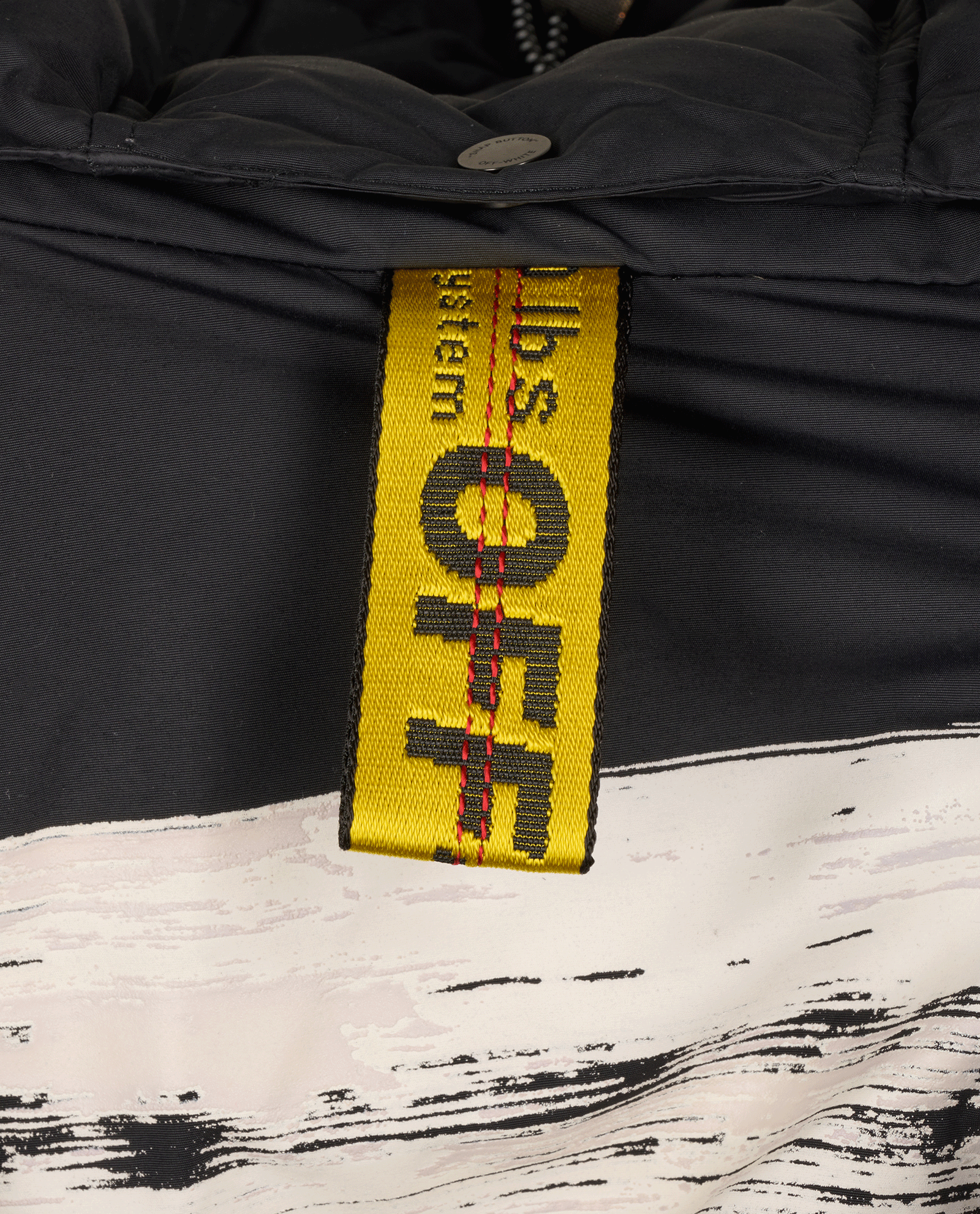 Off-White Logo Jacket, &pound;295, Clothing, Black, Down Feathers/Polyester Mix, Other view