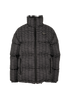 Prada Logo Puffer, &pound;1,200, Clothing, Black/White, Down Feathers, Front view
