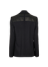 Givenchy Tailored Blazer Coat, &pound;450, Clothing, Blue, Leather/Wool, Back view