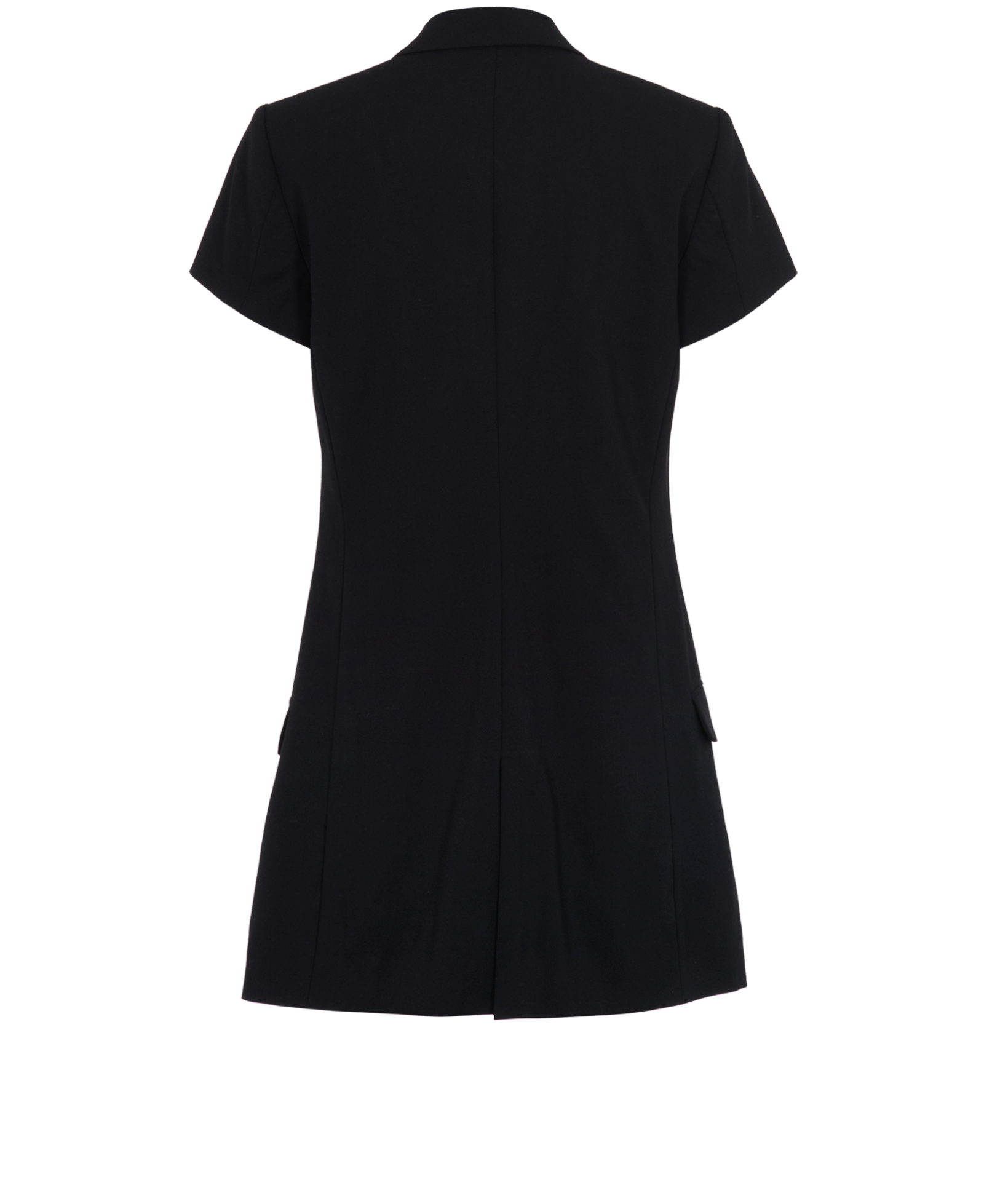 Toteme Short Sleeve Blazer, &pound;150, Clothing, Black, Wool, Back view