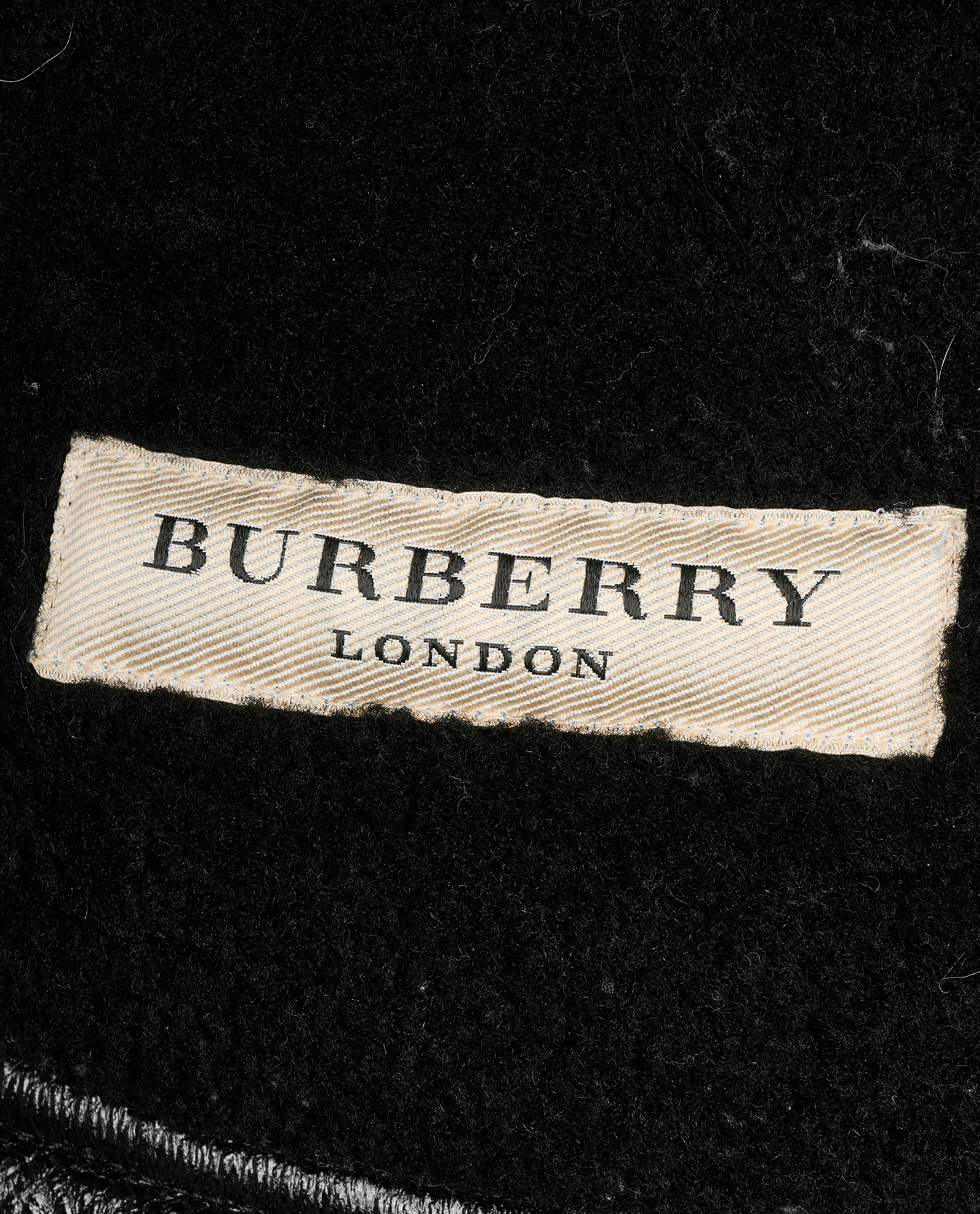 Burberry Cropped Biker Jacket, &pound;550, Clothing, Black, Leather/Wool, Other view