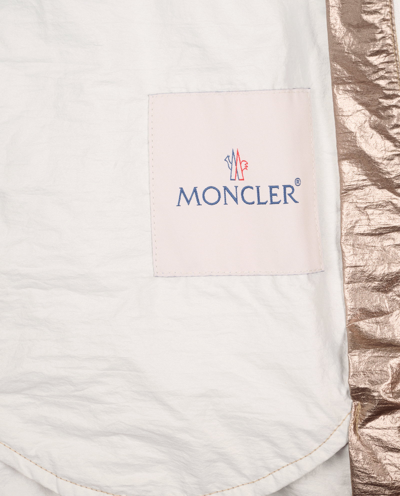 Moncler Eschamali Windbreaker, &pound;250, Clothing, Gold, Polyester (Polymer), Other view