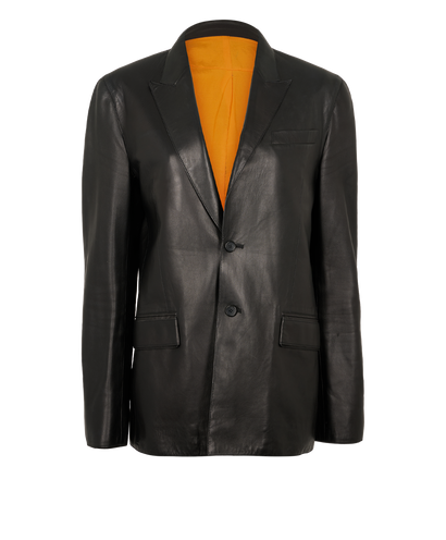 Givenchy Blazer Jacket, &pound;490, Clothing, Black/Brown, Leather, Front view