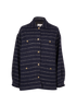 Miu Miu Tweed Stripe Jacket, &pound;750, Clothing, Navy, Wool, Front view
