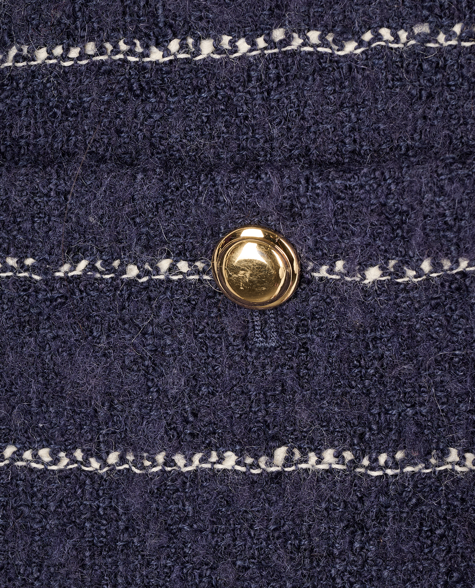 Miu Miu Tweed Stripe Jacket, &pound;750, Clothing, Navy, Wool, Other view