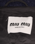Miu Miu Tweed Stripe Jacket, &pound;750, Clothing, Navy, Wool, Other view