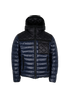 Burberry Quilted Puffer Jacket, &pound;495, Clothing, Navy, Down Feathers, Front view