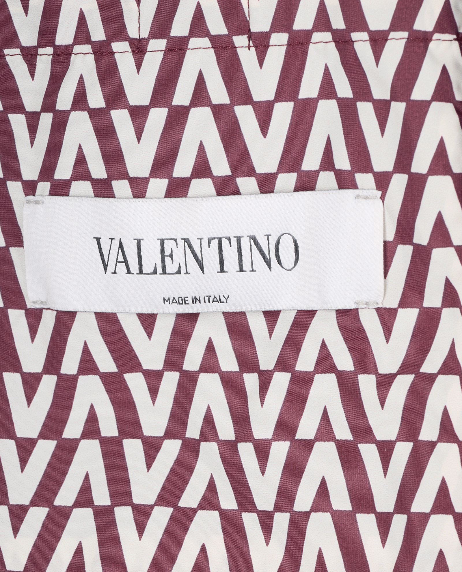 Valentino V Print Puffer Jacket, &pound;550, Clothing, Brown/White, Down Feathers, Other view