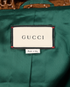 Gucci GG Single Breasted Blazer, &pound;995, Clothing, Brown, Velvet, Other view