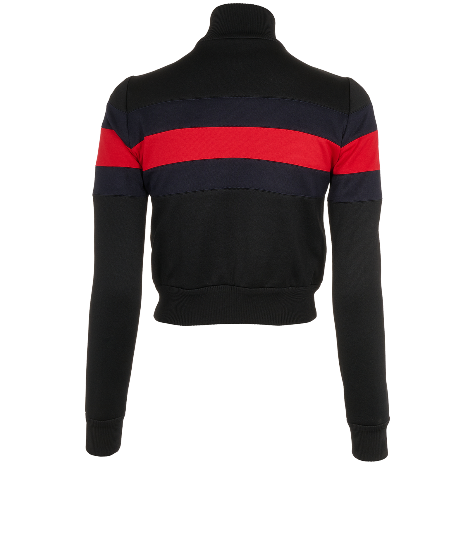 Gucci Embellished Cropped Jacket, &pound;320, Clothing, Black/Red, Polyester (Polymer), Back view