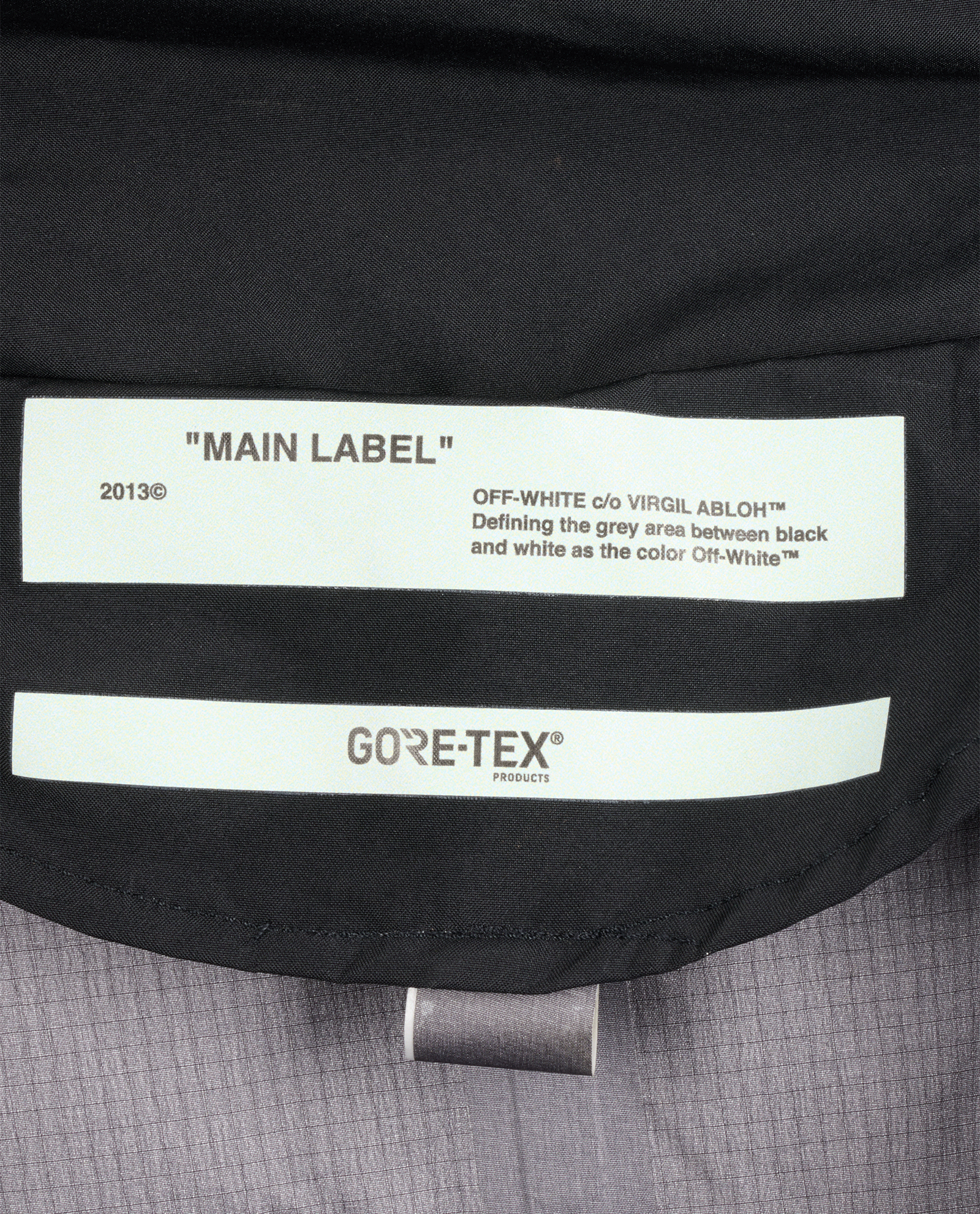 Off-White Gore-Tex Anorak Jacket, &pound;250, Clothing, Black, Polyester (Polymer), Other view