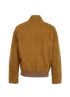 Prada Logo Jacket, &pound;2,200, Clothing, Brown, Suede, Back view