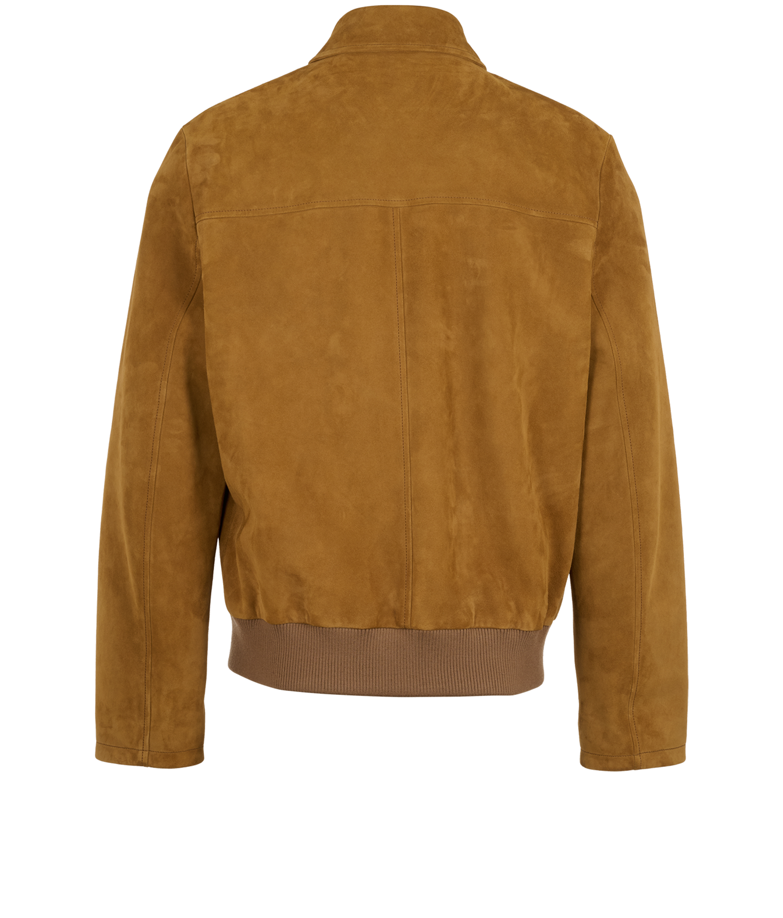 Prada Logo Jacket, &pound;2,200, Clothing, Brown, Suede, Back view