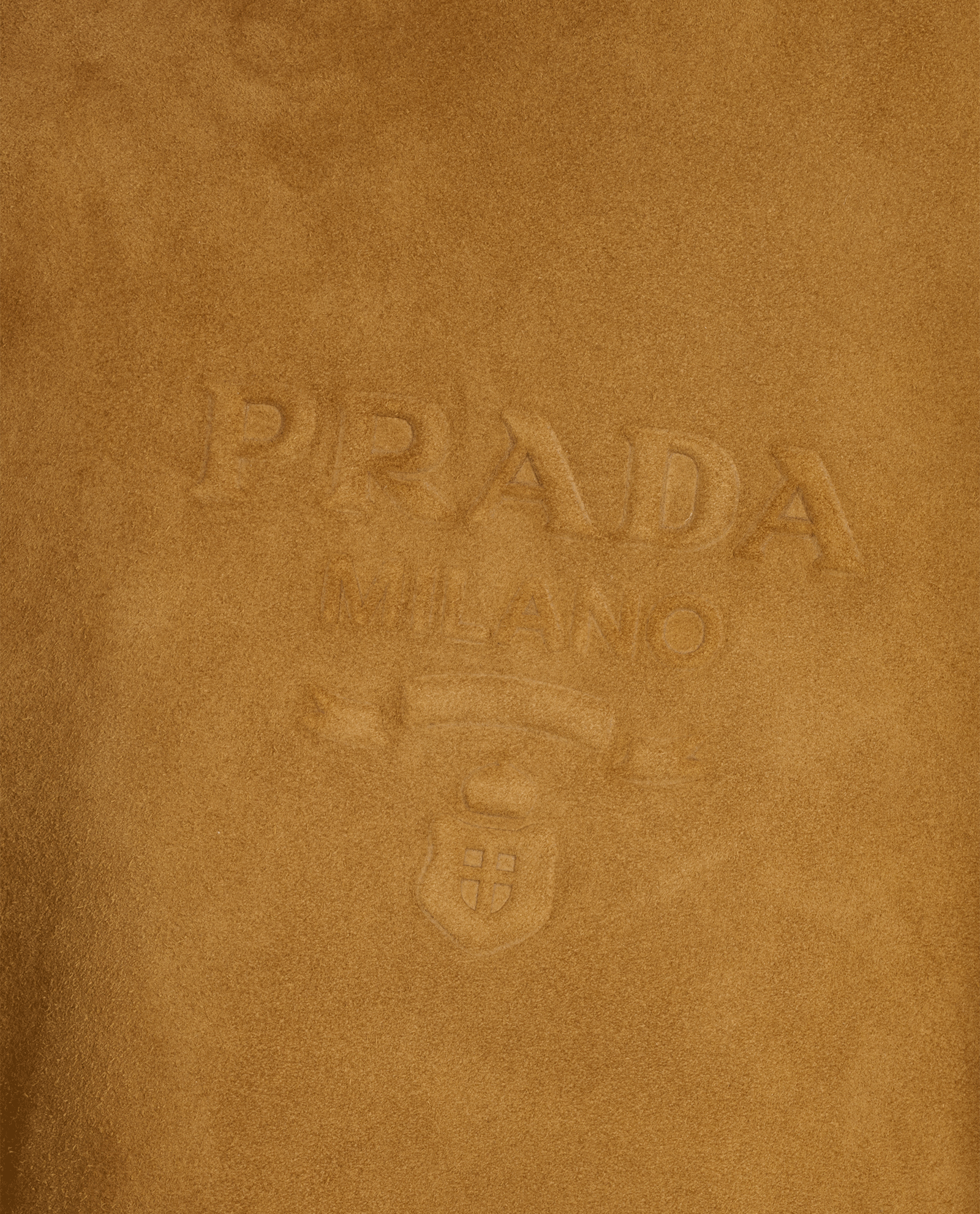 Prada Logo Jacket, &pound;2,200, Clothing, Brown, Suede, Other view