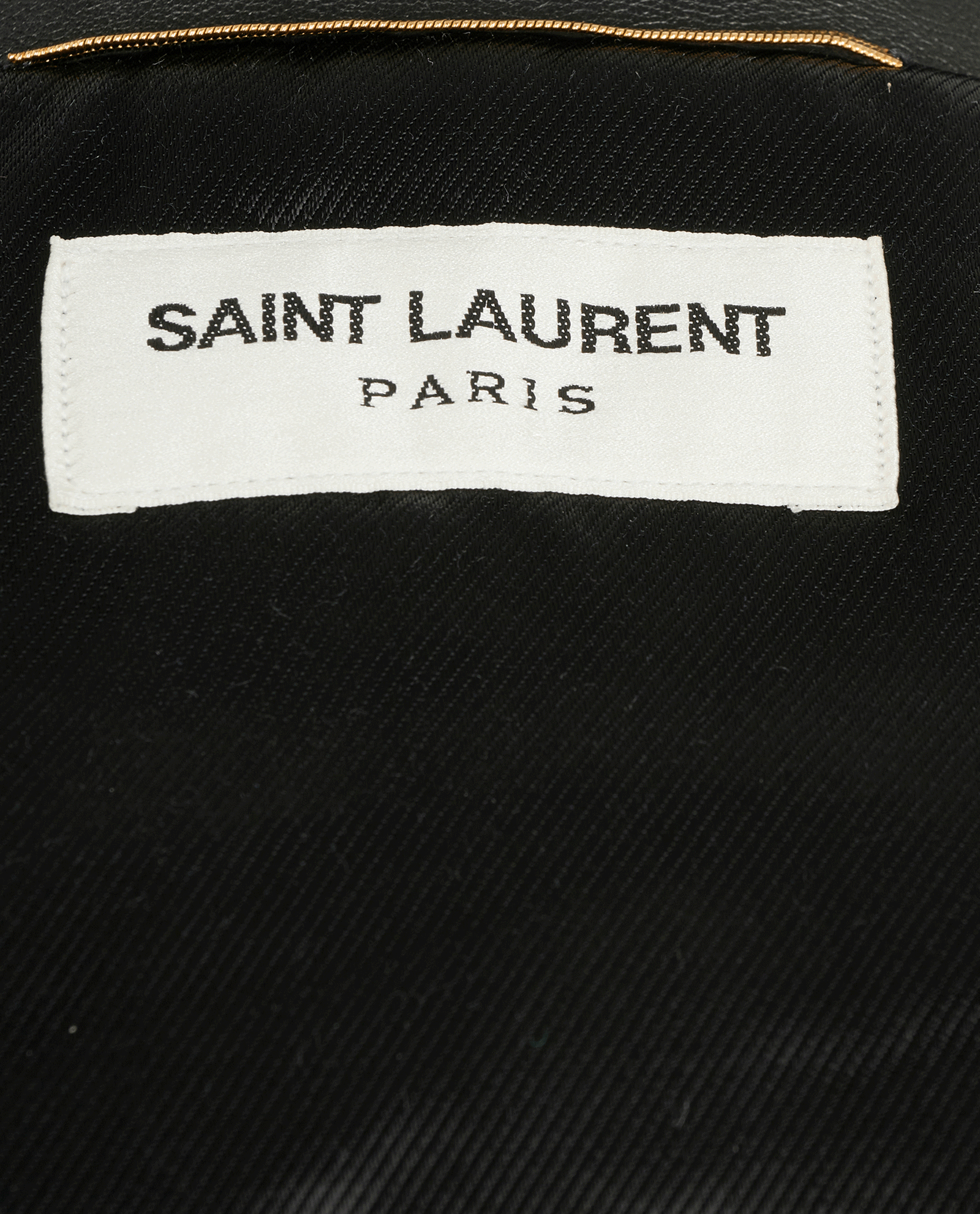 Saint Laurent L1 Biker Jacket, &pound;650, Clothing, Black, Lambskin Leather, Other view