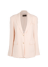 Loro Piana Relaxed Blazer, &pound;380, Clothing, Pink, Silk, Front view